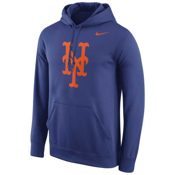 Men's New York Mets Nike Logo Performance Pullover Hoodie - Royal Blue,We sell and wholesale Men's New York Mets Nike Logo Performance Pullover Hoodie - Royal Blue on line form chian!